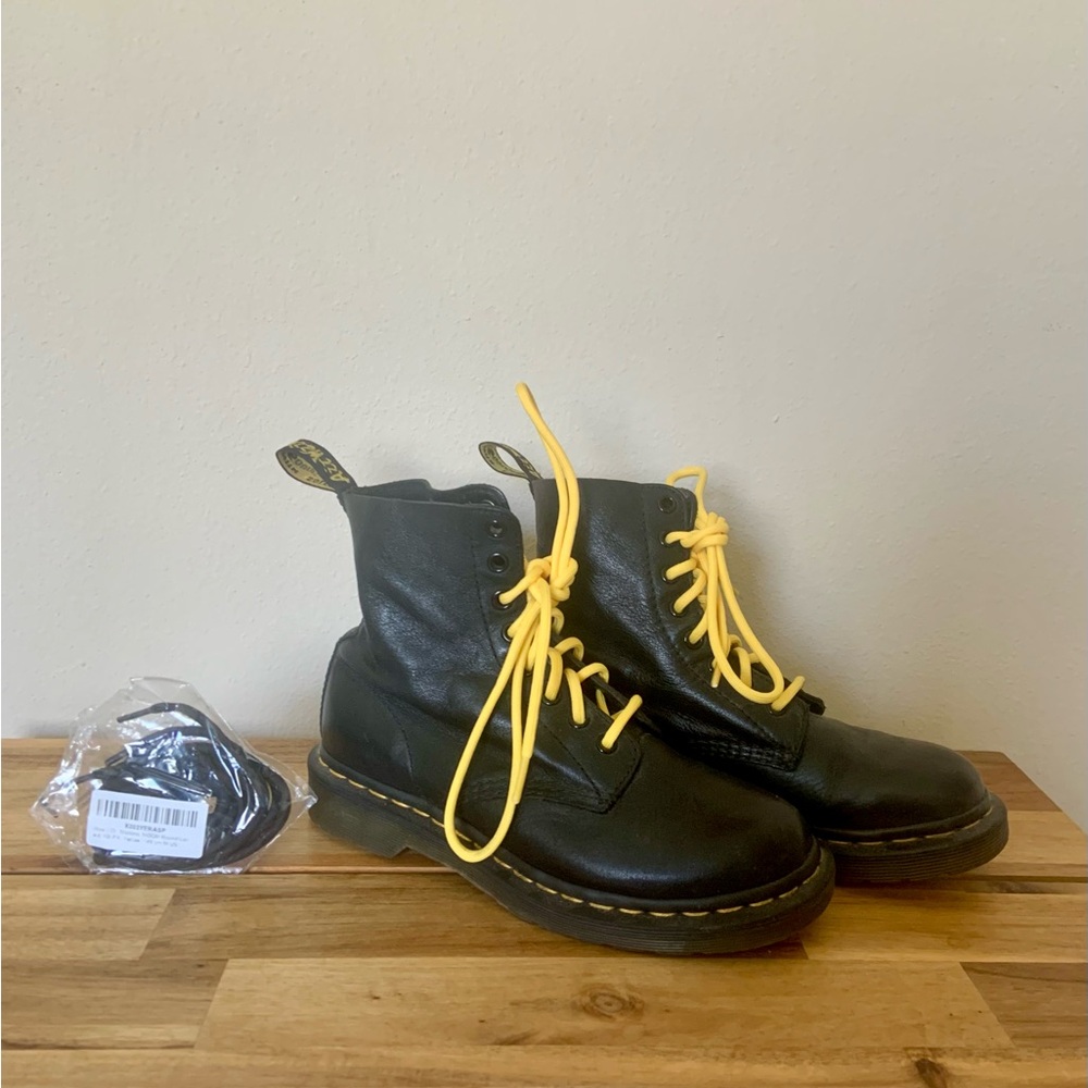 Buttery soft black Doc Marten 1460 Pascal boot.